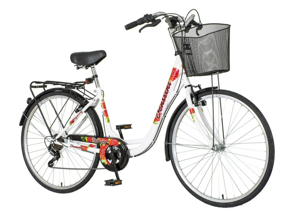 Bicykel Venssini Diamante 26x1.3/8" Biela Červená