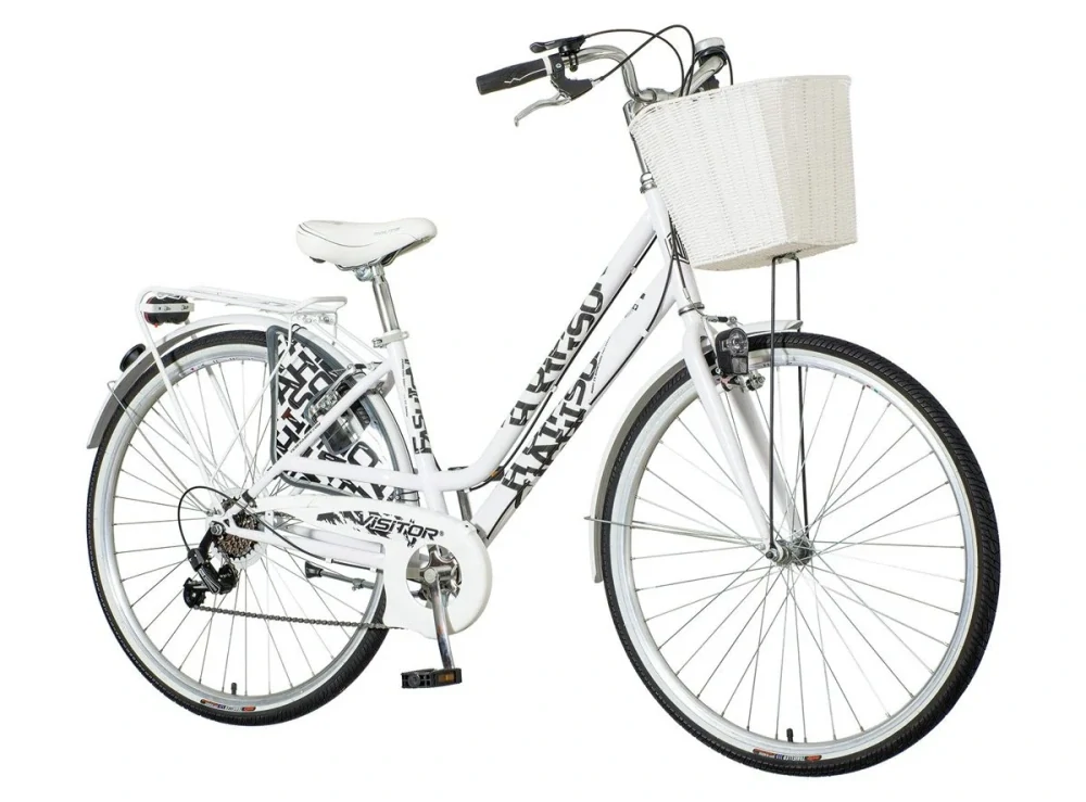 Bicykel Visitor Fashion 28" Biela Čierna
