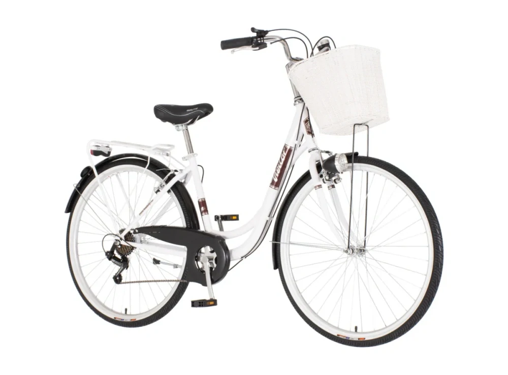 Bicykel Visitor Fashion Latte 28" Biela Čierna