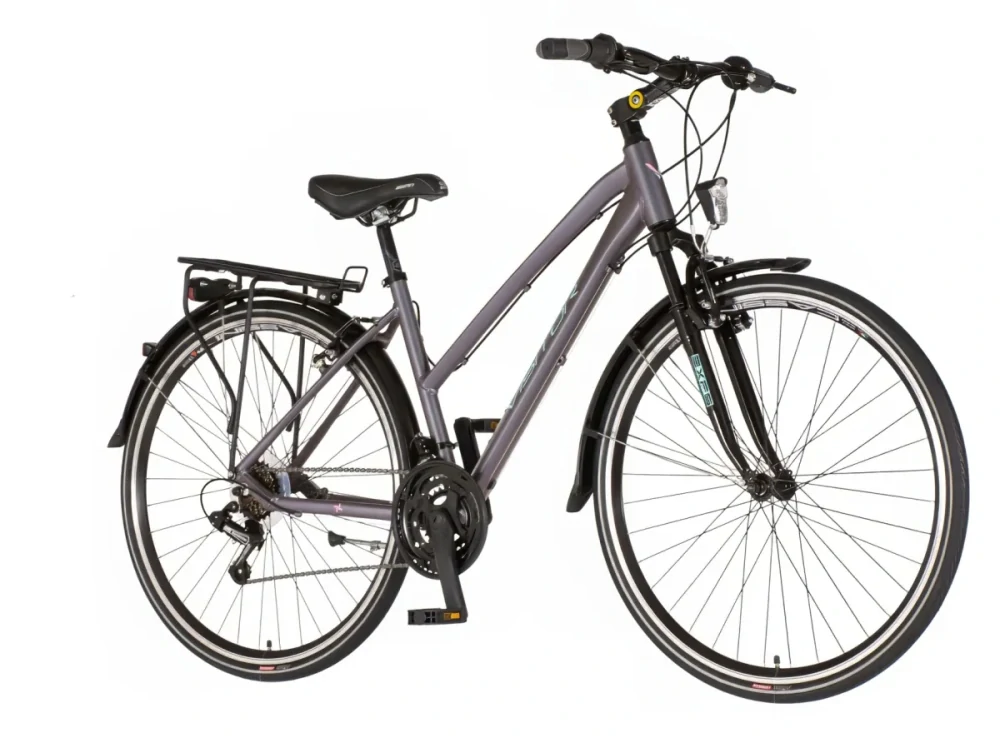 Bicykel Visitor TERRA LADY 28" Sivá Tyrkys