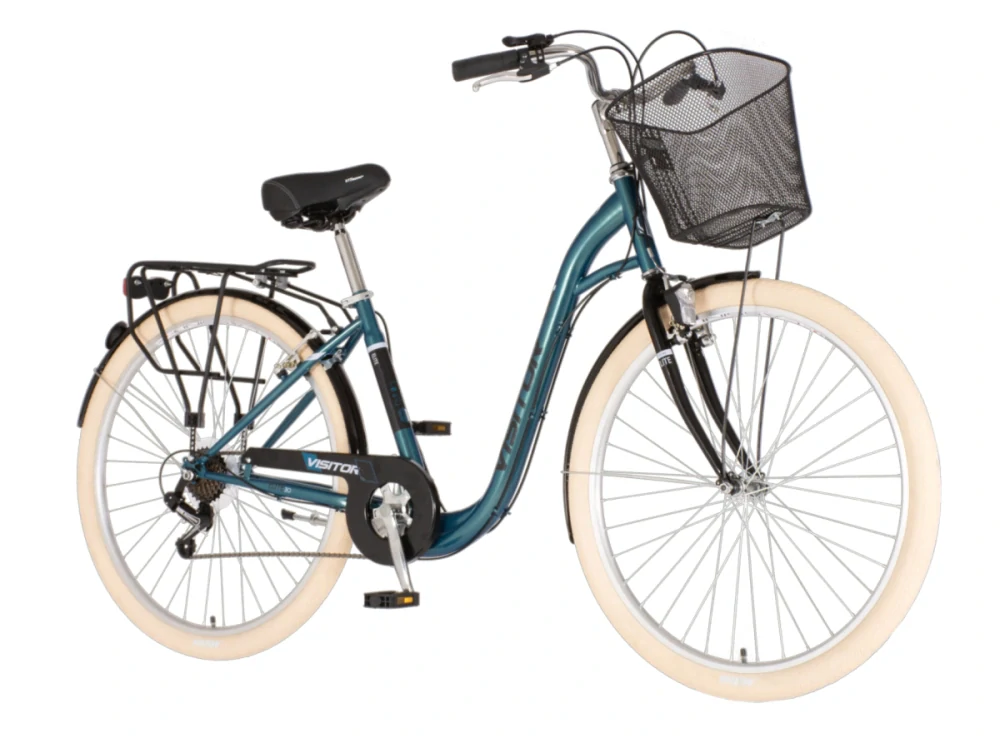 Bicykel Visitor Elite 28" Modrá Čierna