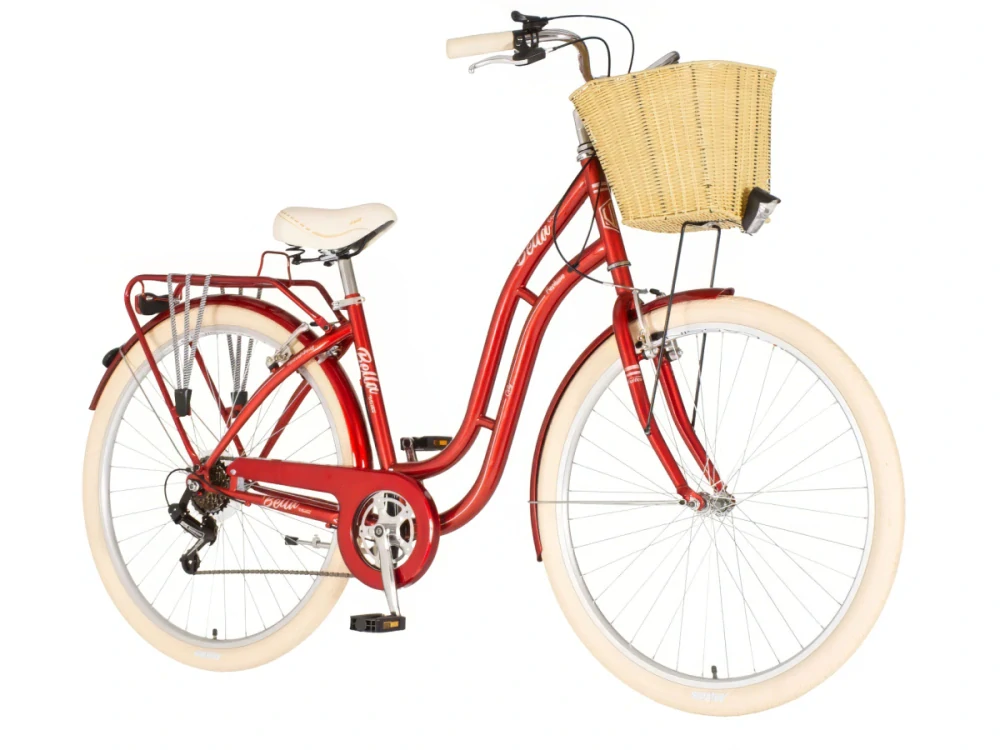 Bicykel Visitor Bella 28" Červená Strieborná