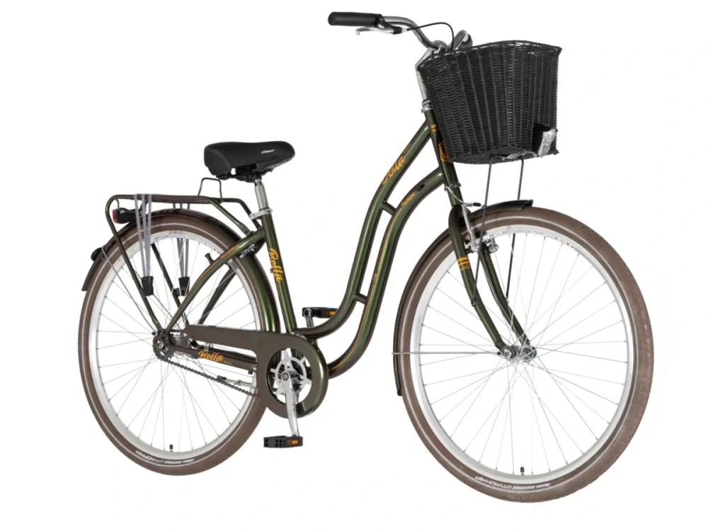 Bicykel Visitor Bella 28" Zelená Zlatá