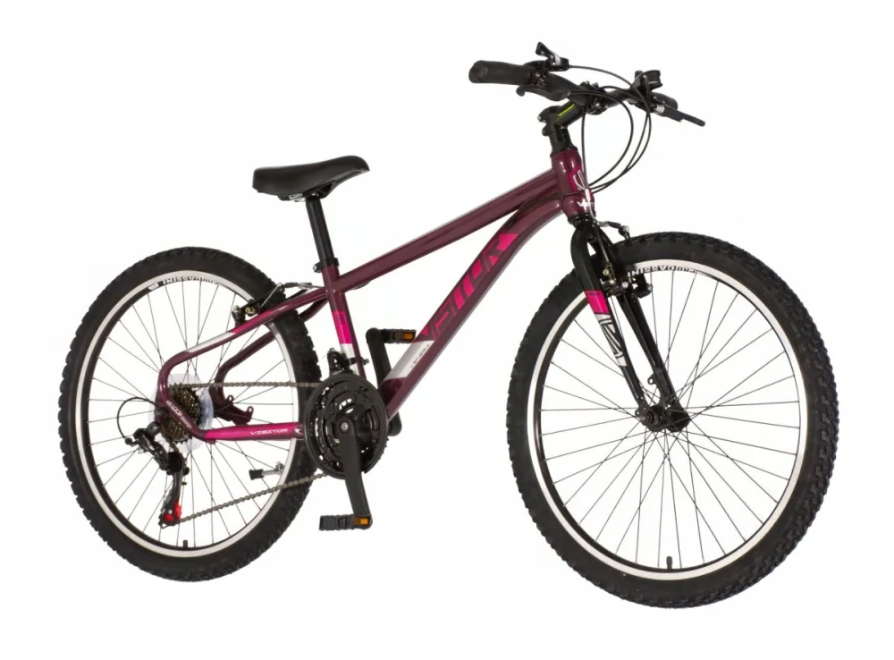Bicykel Visitor Radiance 24" Bordová Ružová