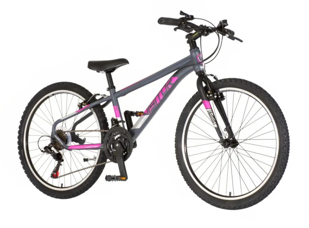 Bicykel Visitor Radiance 24" Sivá Ružová