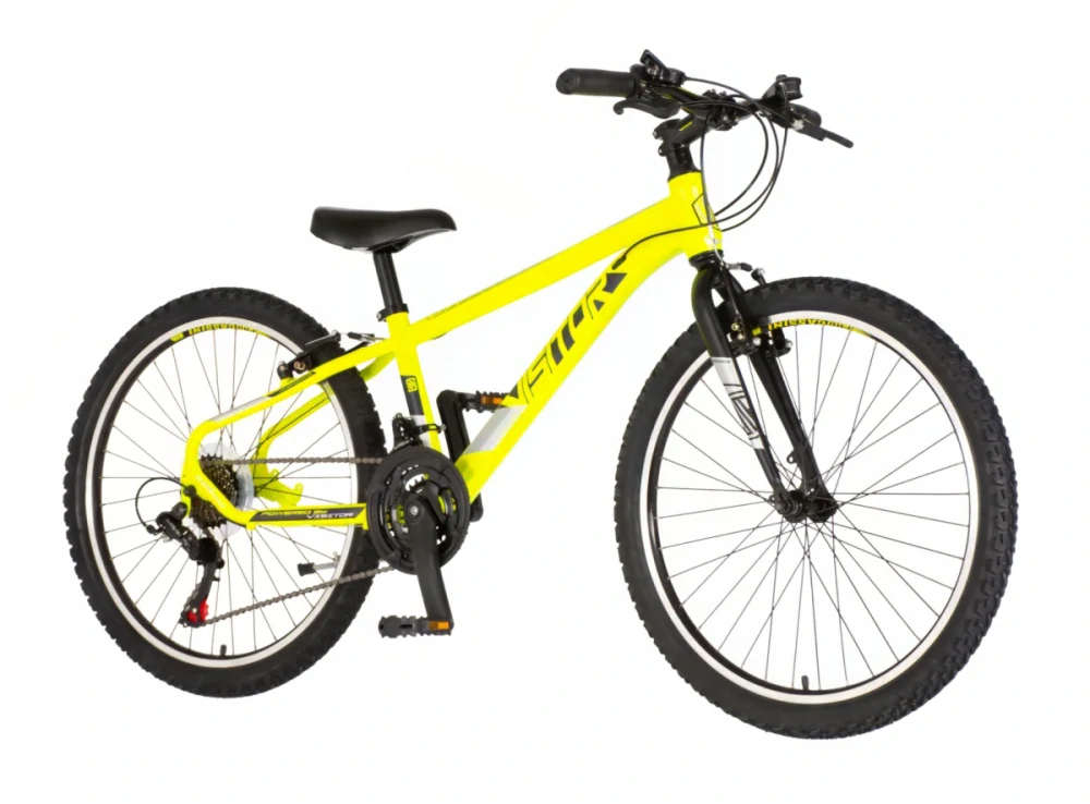 Bicykel Visitor Radiance 24" Neonová Žltá Čierna
