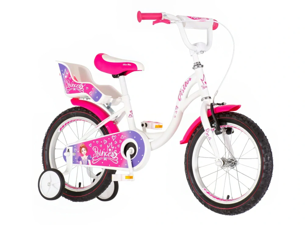 Bicykel Visitor Princess 16" Biela Ružová