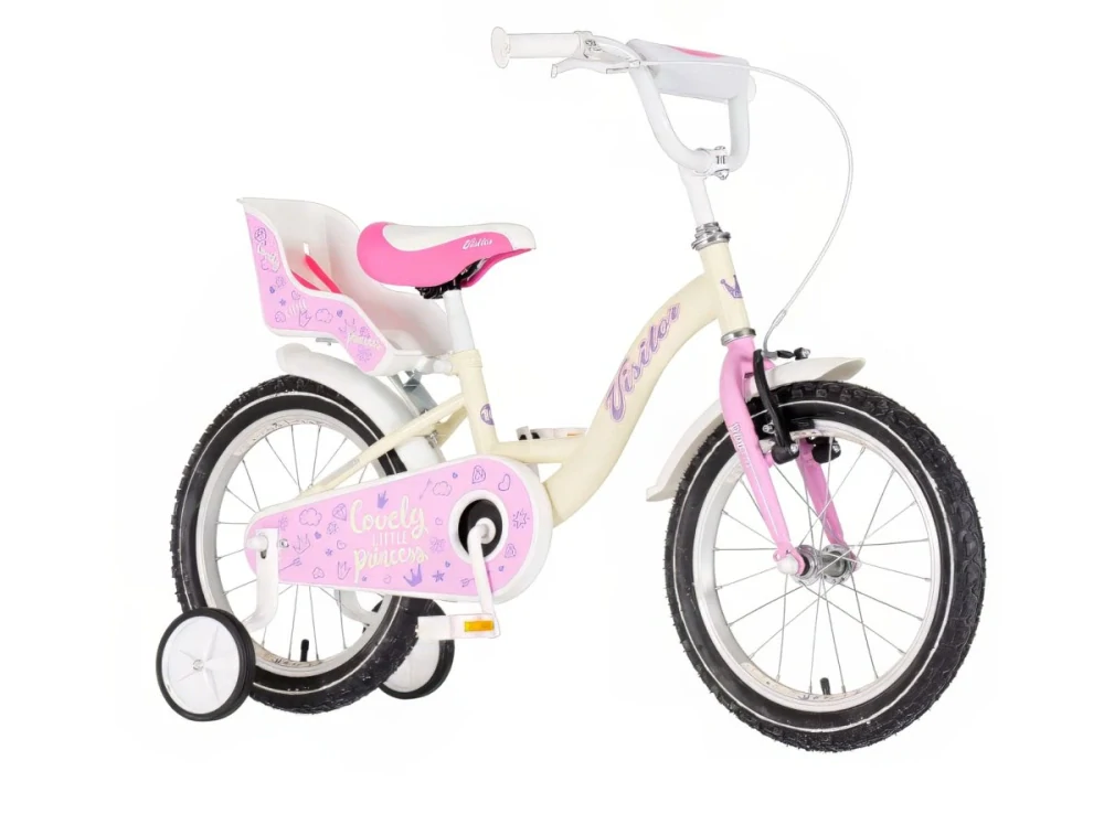 Bicykel Visitor Lovely little Princess 16" Bežová Ružová KIDS