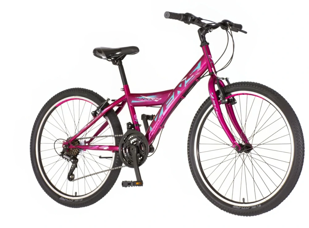 Bicykel Venssini Parma 24" Ružová Tyrkys KIDS