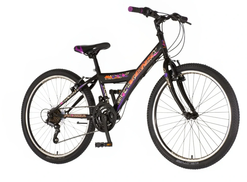 Bicykel Venssini Parma 24" Čierna