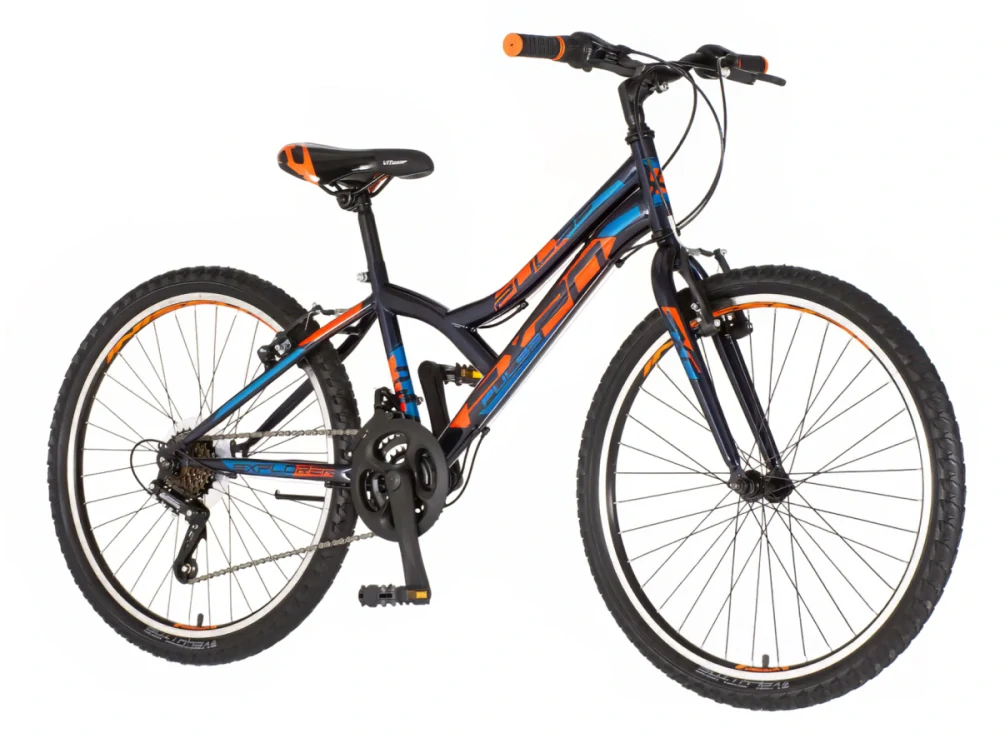Bicykel Explorer Spy Diasy 24" Tmavá Modrá Modrá Oranžová M