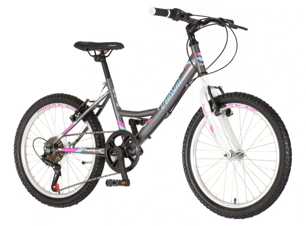 Bicykel Venssini Parma 20" Sivá Modrá KIDS