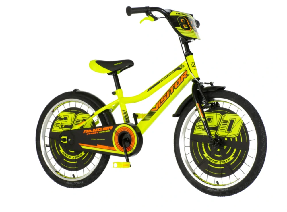 Bicykel Visitor Ranger 20" Neonová Žltá Čierna KIDS
