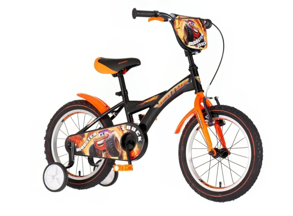 Bicykel Visitor Truck monster 16" Čierno Oranžová