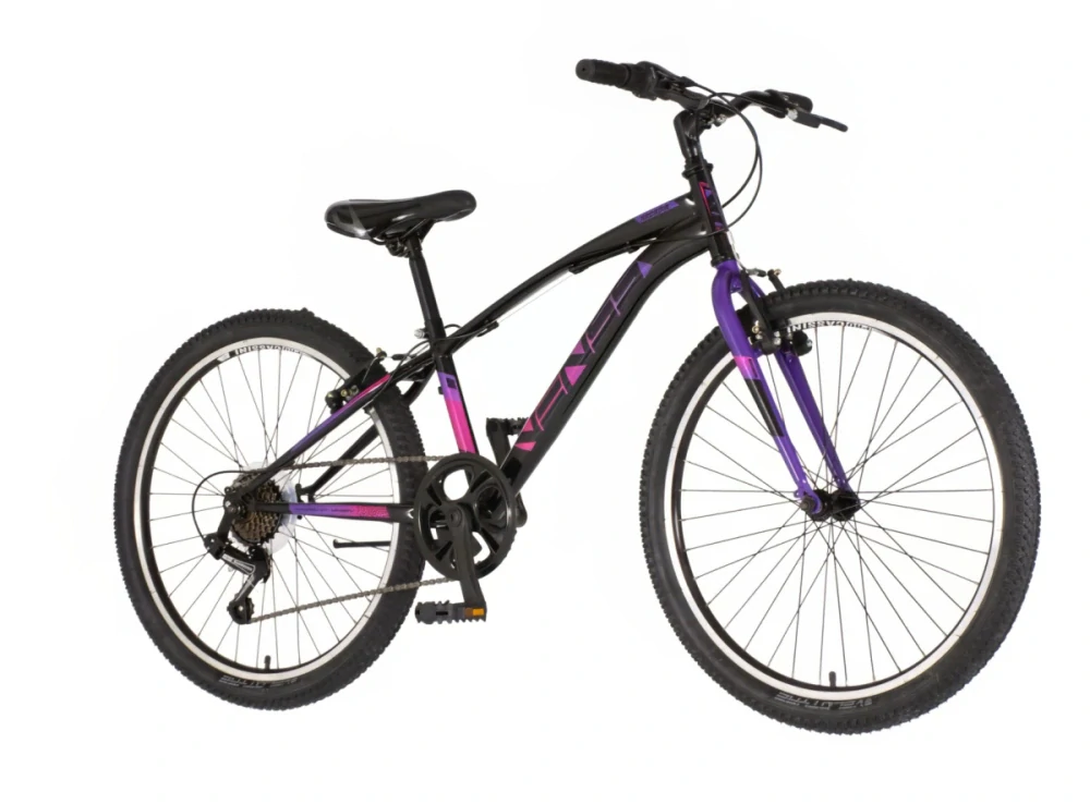 Bicykel Visitor Arcadia 24" Čierna Fialová KIDS