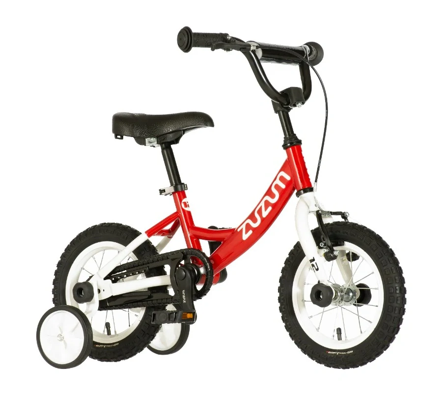 Bicykel 12 ZUZUM 12" Červeno Biela Girl