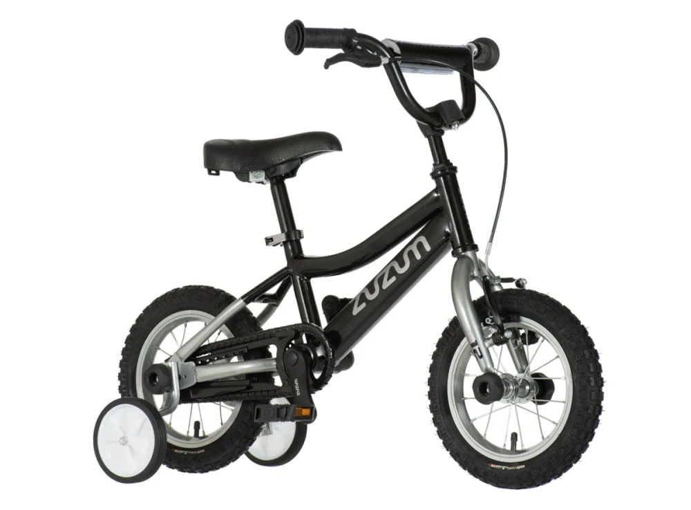 Bicykel 12 ZUZUM 12" Čierny Chróm Girl