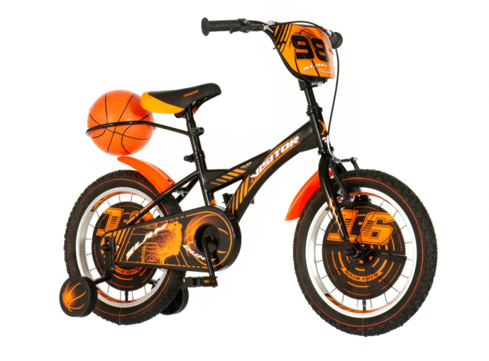 Bicykel Visitor Basket 16" Čierna Oranžová
