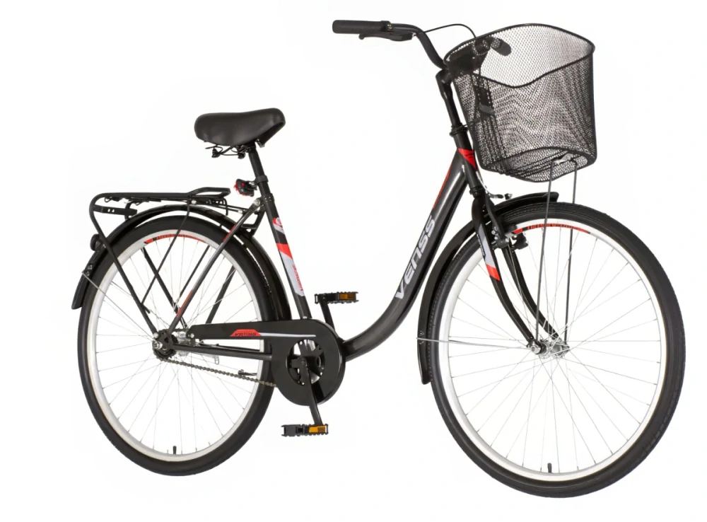 Bicykel Venssini Venecija 26" Sivá Čierna UNI