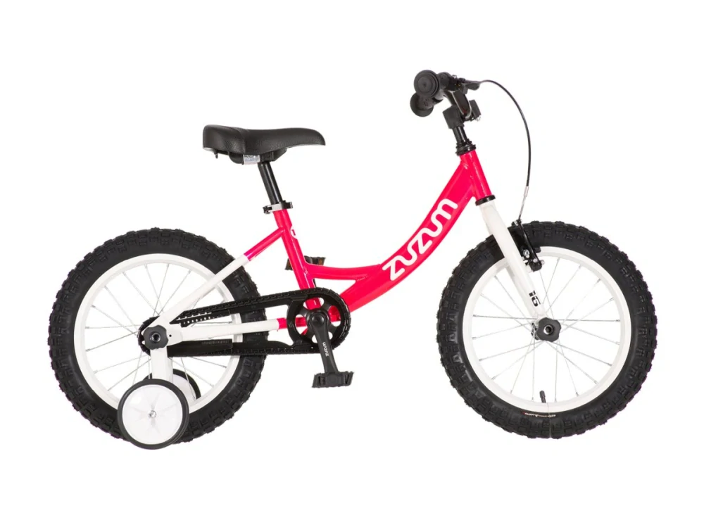 Bicykel ZUZUM-1 16" Neonová Ružová Biela