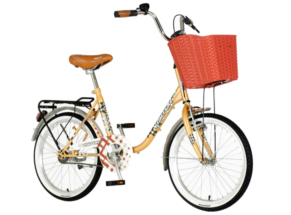 Bicykel Visitor Lowland 20" Svetlá Hnedá Žltá UNI