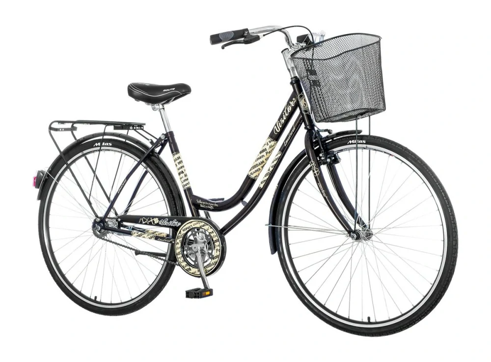 Bicykel Visitor Lowland 28" Tmavá Hnedá Krémová W