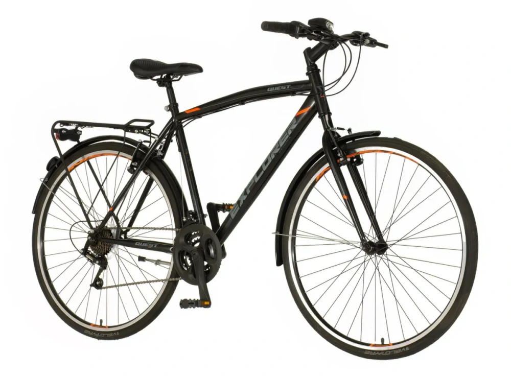 Bicykel Explorer Quest 28" Čierna Oranžová