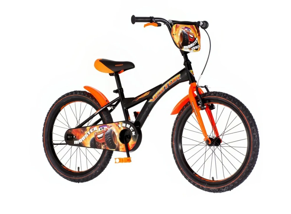 Bicykel Visitor Moster Truck 20" Čierno Oranžový UNI