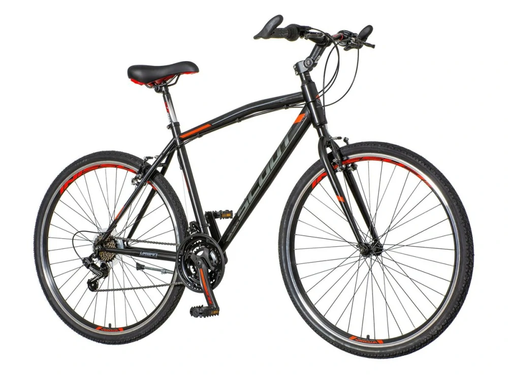 Bicykel Visitor Urban 28" Čierna Sivá