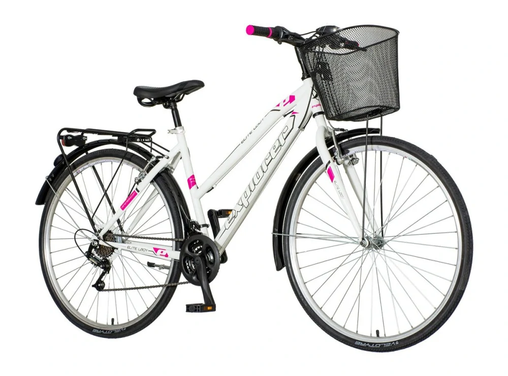 Bicykel Explorer Elite Lady 28" Biela Ružová