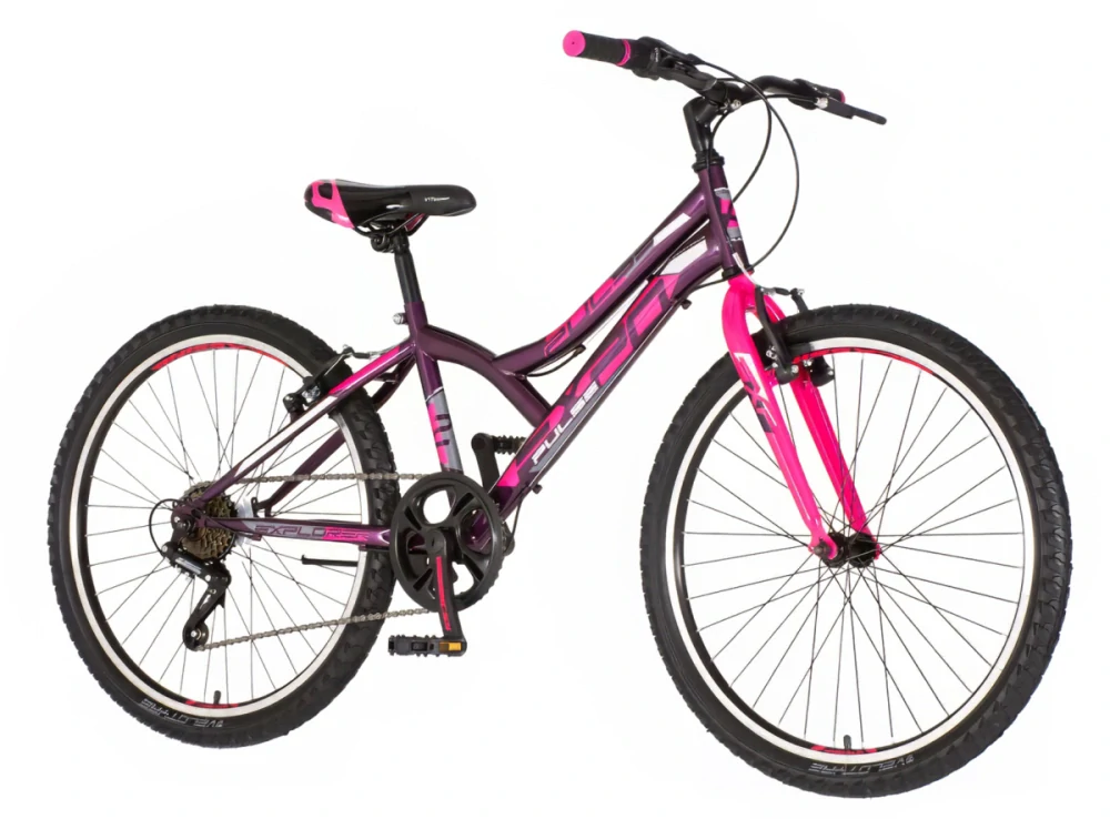 Bicykel Explorer Spy Diasy 24" Fialová Ružová M