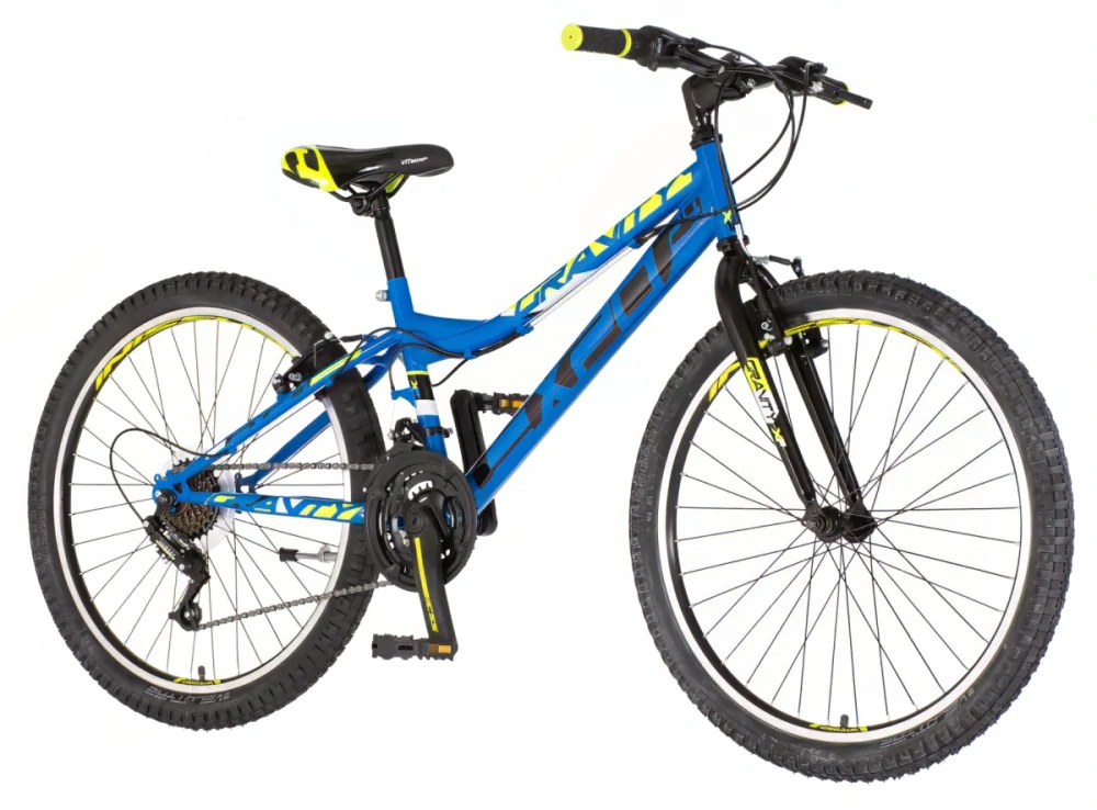 Bicykel Explorer Magnito 24" Modra Žltá KIDS