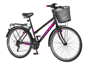 Bicykel Venssini Roma 26" Čierna Ružová