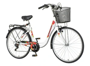 Bicykel Venssini Diamante 26x1.3/8" Biela Červená