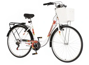 Bicykel Venssini Diamante 28" Biela Červená