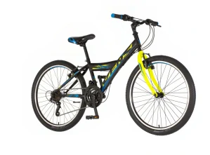 Bicykel Venssini Parma 24" Čierna Žltá KIDS