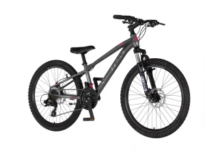 Bicykel Visitor Cascade 24" Tmavo Sivá Sivá Ružová UNI
