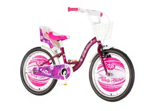 Bicykel Visitor LILOO 20" Tmavá Fialová Ružová