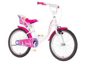 Bicykel Visitor Princess 20" Biela Ružová Fialová UNI