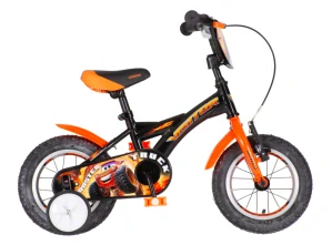 Bicykel Visitor Truck monster 12" Čierny Oranžový