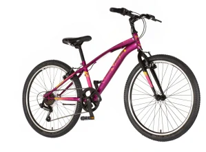 Bicykel Visitor Arcadia 24" Bordová Ružová KIDS