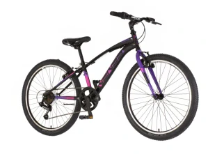 Bicykel Visitor Arcadia 24" Čierna Fialová KIDS