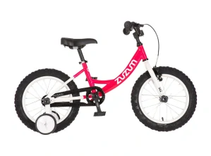 Bicykel ZUZUM-1 16" Neonová Ružová Biela Girl
