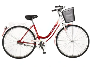 Bicykel Visitor Lowland 28" Červená Biela Oranžová
