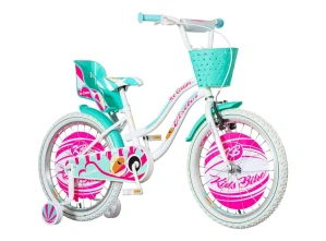 Bicykel Visitor Ice Cream 20" Bielo Tyrkysový Girl