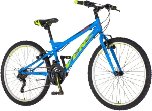 Bicykel Venssini Parma 24" Modra Žltá UNI