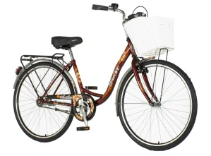 Bicykel Visitor Lowland 26x1.3/8" Čierna Oranžová