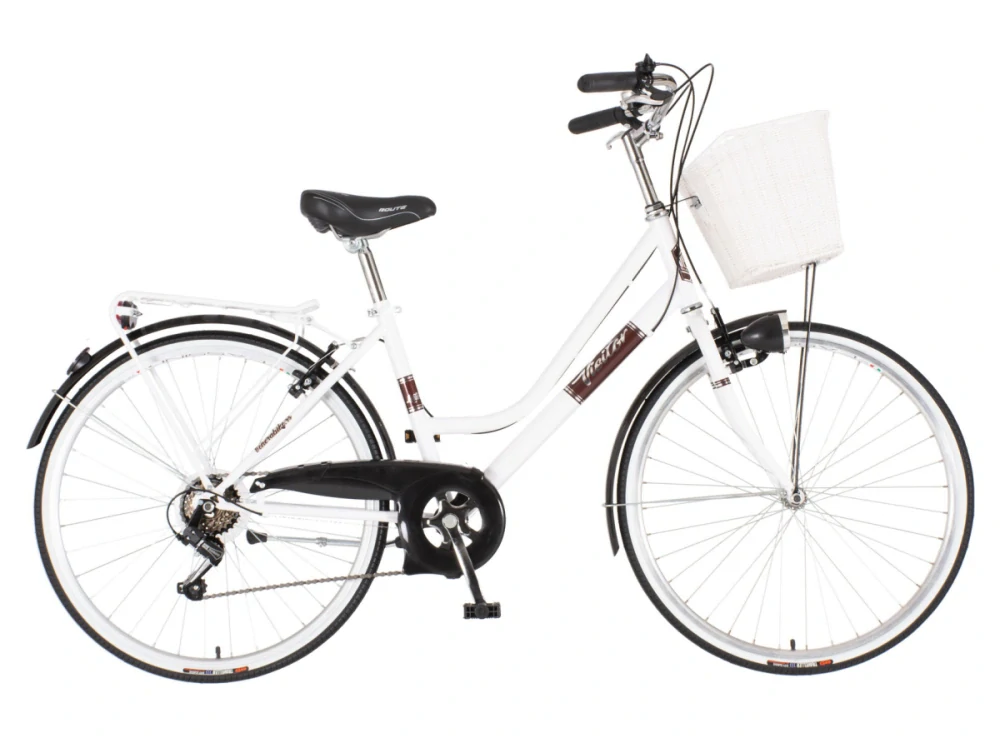 Bicykel Visitor Fashion Latte 26x1.3/8" Biela Čierna