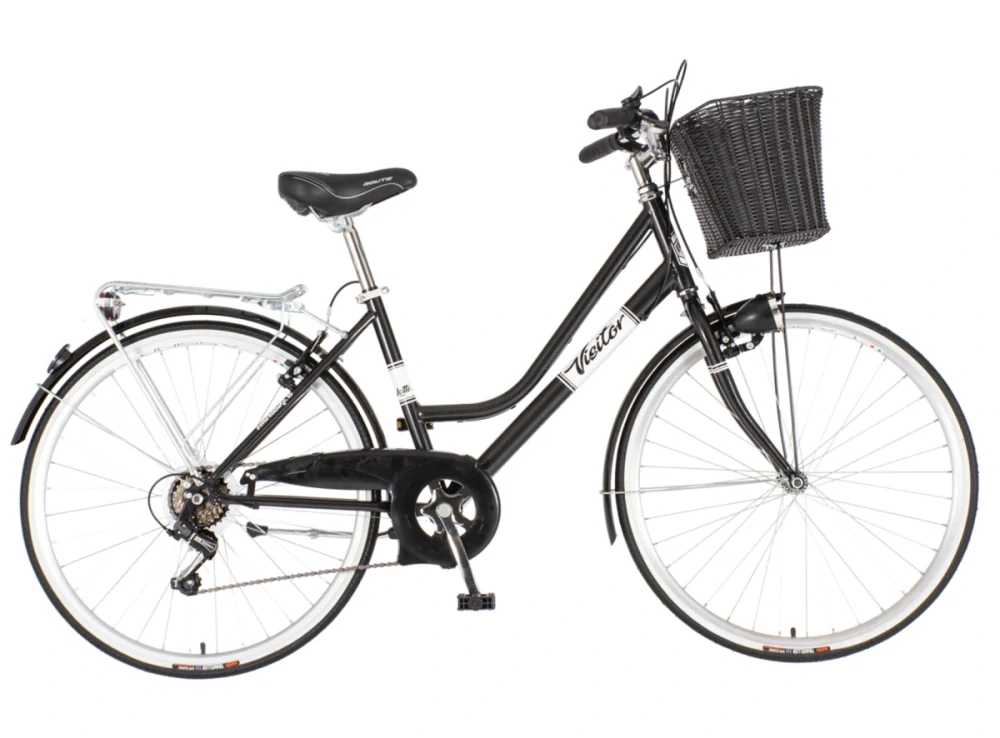 Bicykel Visitor Fashion Latte 26x1.3/8" Čierna