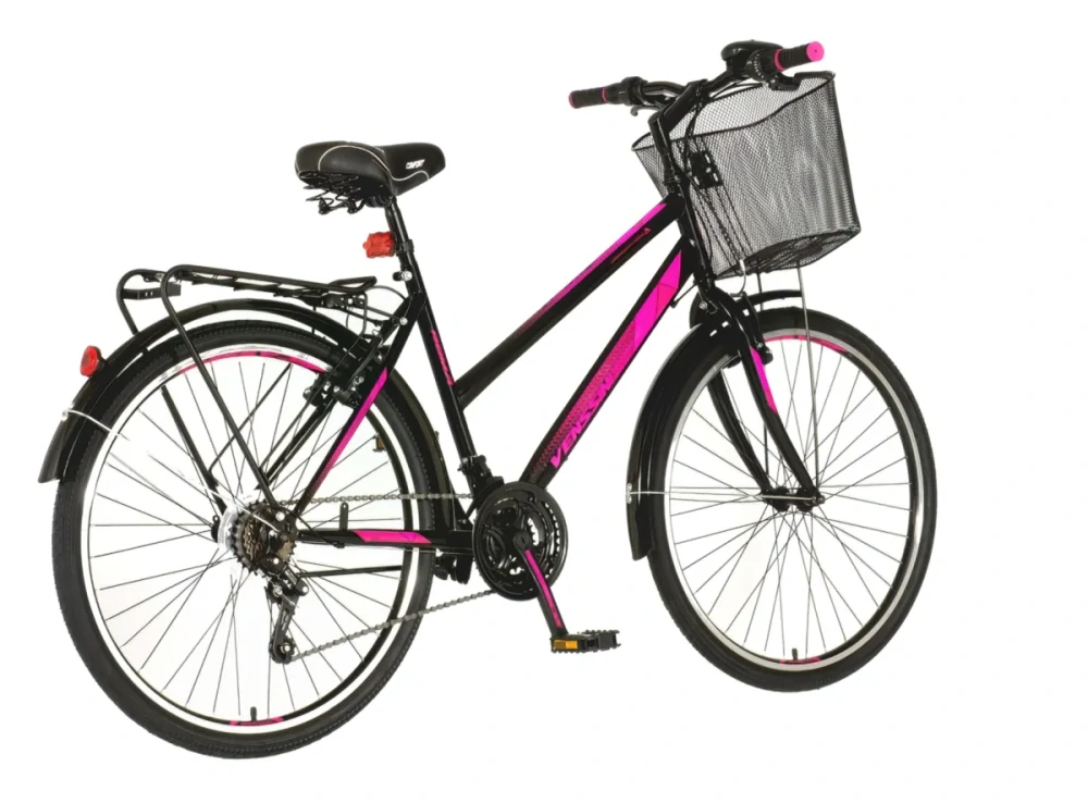 Bicykel Venssini Roma 26" Čierna Ružová